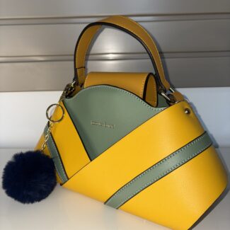JACQUES ESTEREL Yellow & Green Handbag