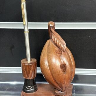 Handcrafted Nutwood Pen Stand